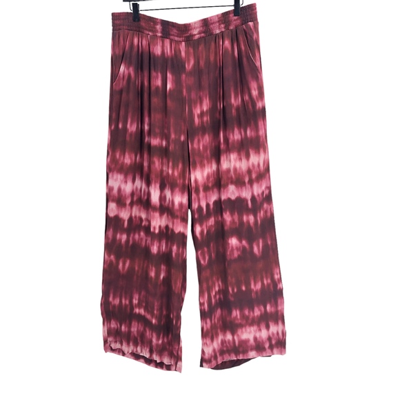 Torrid NEW Womens Size 1X Wide Leg Gauze Pants Lightweight Tie Dye Pull-On - Picture 2 of 7